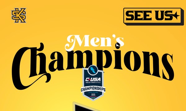 Welcome Back CUSA Champions - Indoor Track & Field