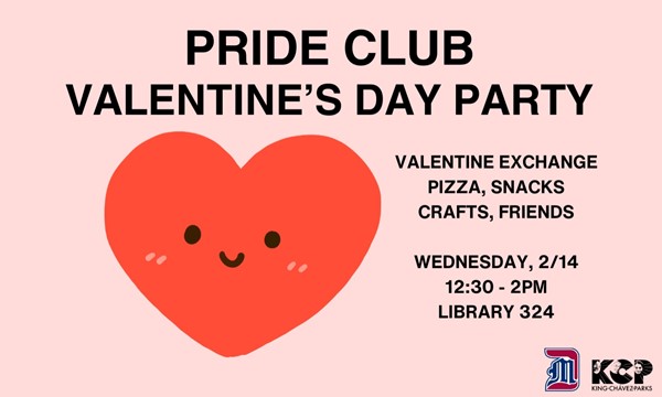 Pride Valentine's Day Party - Wed, Feb. 14