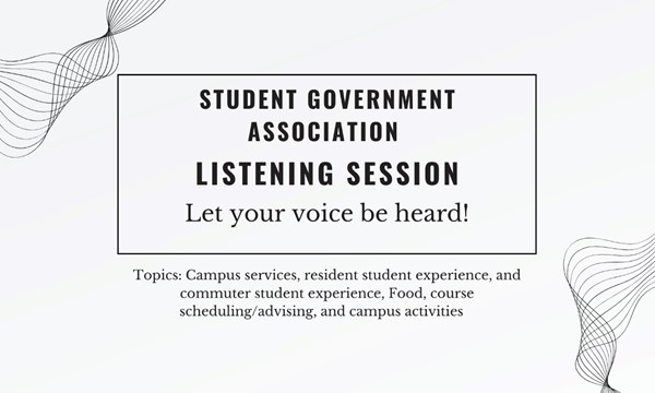 Bonus Zoom Listening Session (Share your opinions with SGA)  - Thu, Mar. 21