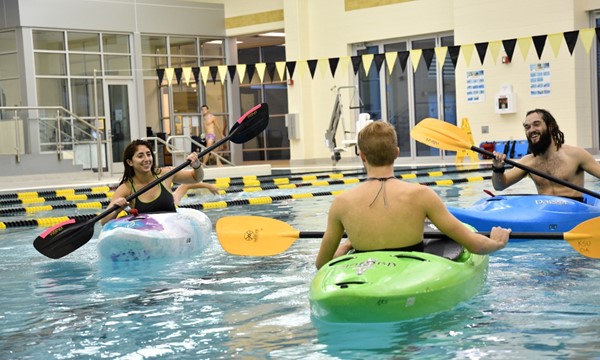 Kayak Clinic in Pool