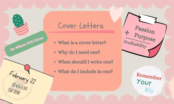 Don’t COVER your passion. Lead with it- putting your why in your cover letter  - Thu, Feb. 22