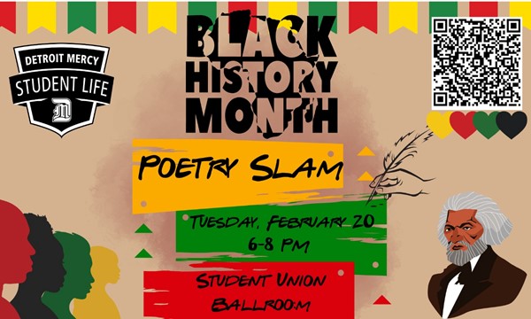 Black History Month Poetry Slam  - Tue, Feb. 20