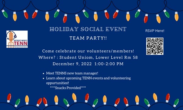 Holiday Social - Fri, Dec. 09