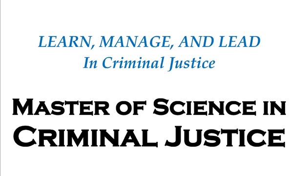 Master of Science in Criminal Justice Information Session