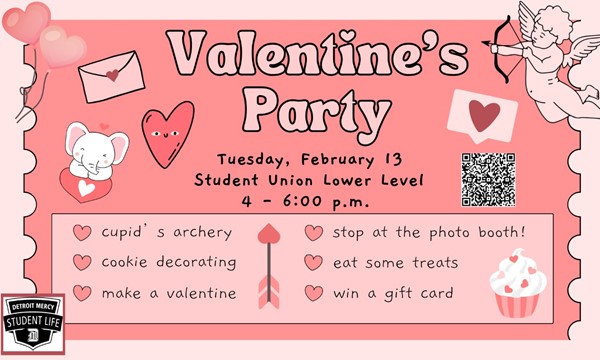 Valentine's Day Party - Tue, Feb. 13