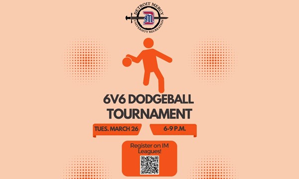 Intramural 6v6 Dodgeball Tournament - Tue, Mar. 26