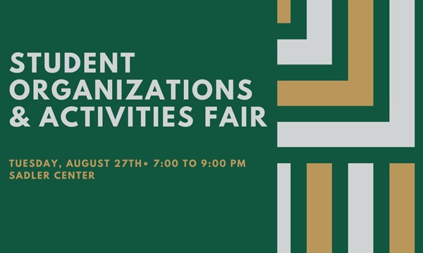 Student Organizations and Activities Fair
