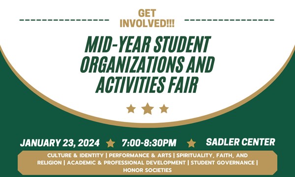 Mid-Year Student Organizations & Activities Fair
