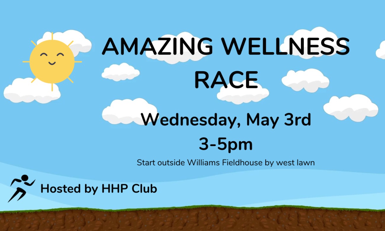 Amazing Wellness Race starting at May. 3, 2023 at 3:00 pm