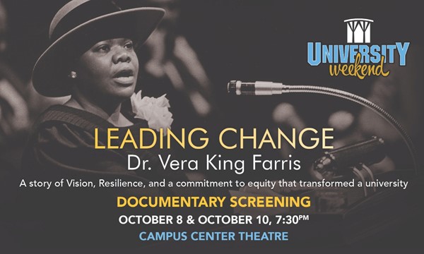 Leading Change: Dr. Vera King Farris Documentary Screening