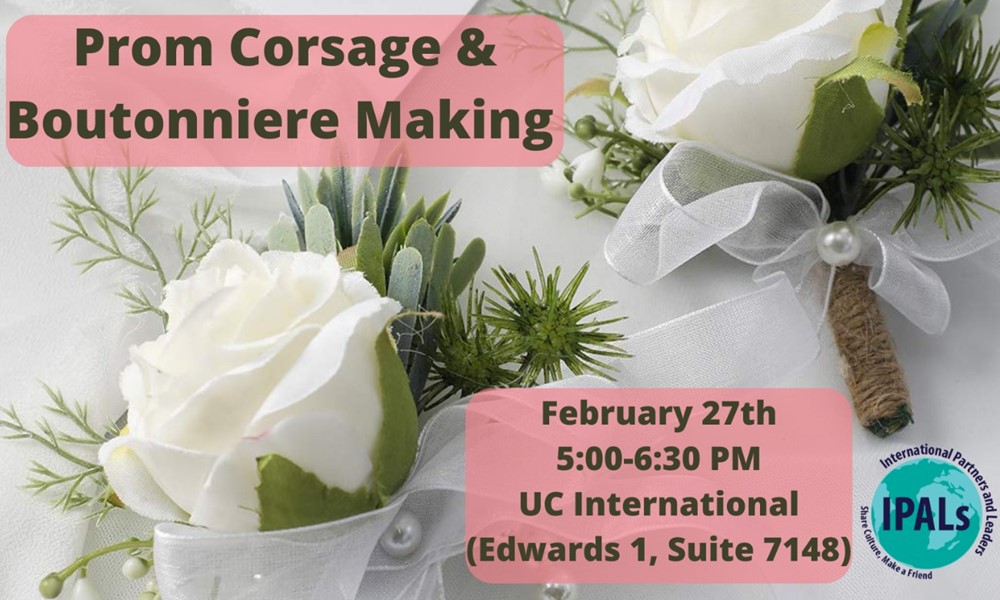 Corsage and Boutonnieres  Tuesday, February 27 - Member