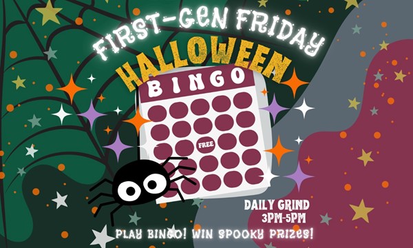 First-gen Friday Spooky Bingo