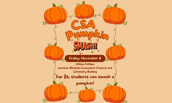 CSA Pumpkin Smash - Fri, Nov. 08