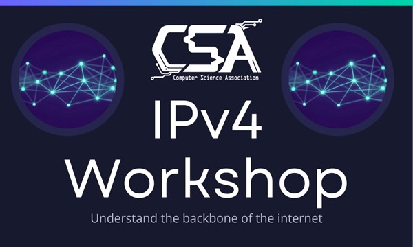 Promotional graphic for IPv4 Workshop
