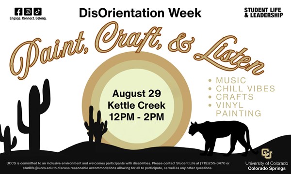 DisOrientation Week 2026: Paint, Craft, & Listen