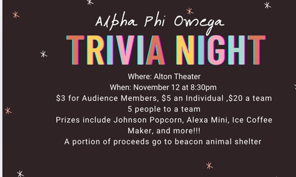 Alpha Phi Omega Trivia Night