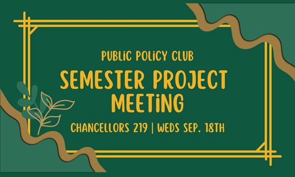 Public Policy Club Meeting