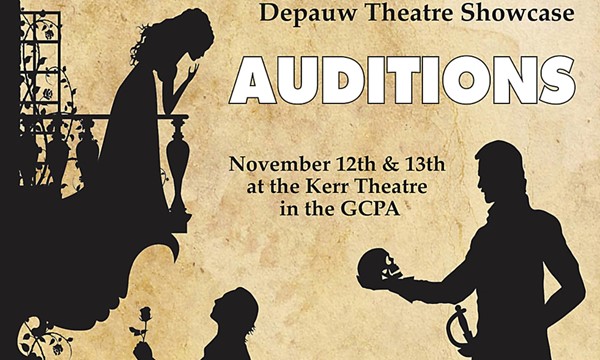 Auditions: Shakespeare at the Crossroads — A DePauw Theatre Showcase