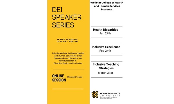 Wellstar College of Health and Human Services: DEI Speaker Series 