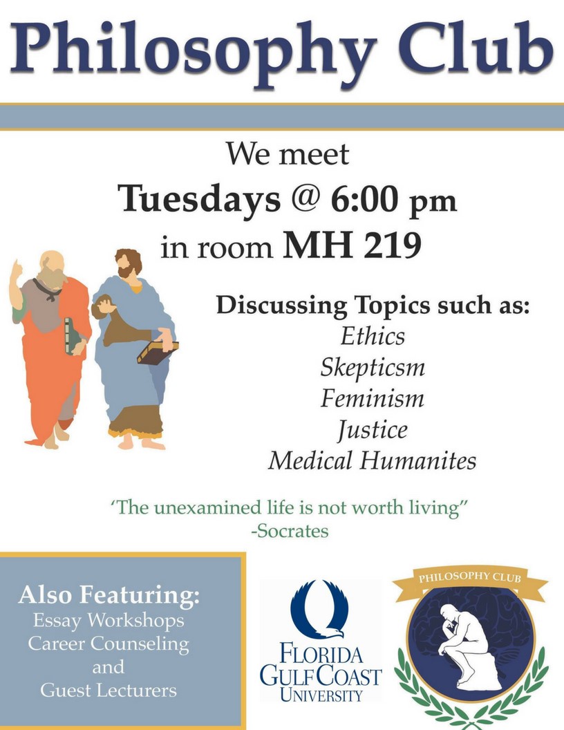 Philosophy Club Flyer