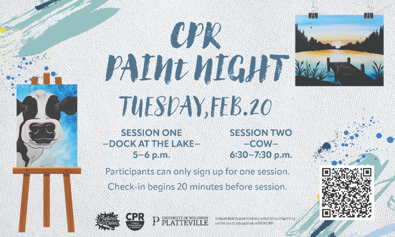 Paint Night Session 2: Cow starting at Feb. 20, 2024 at 6:30 pm