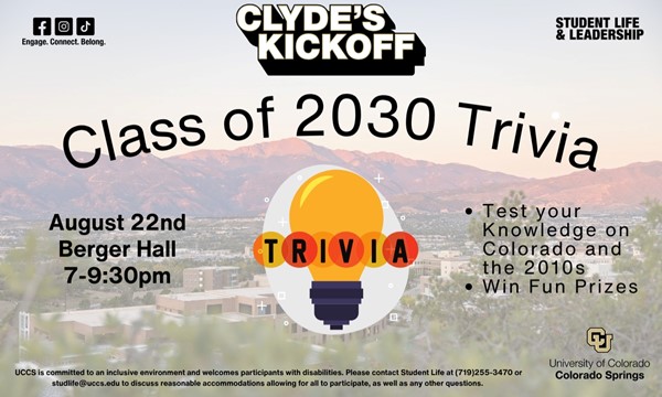 Clyde's Kickoff 2026: Class of 2030 Trivia
