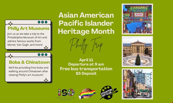 Philadelphia Museum Trip with QTPOCS, ISO & Art Club