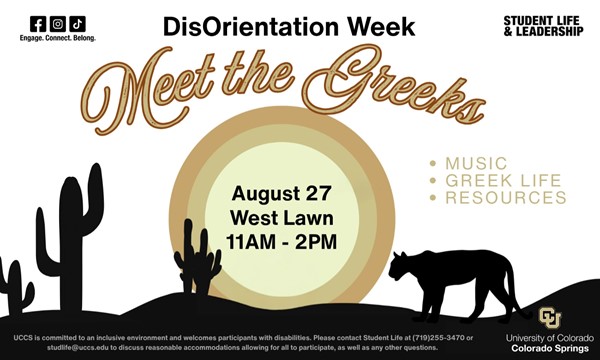 DisOrientation Week 2026: Meet the Greeks