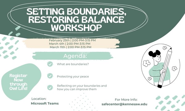 Setting Boundaries, Restoring Balance Workshop