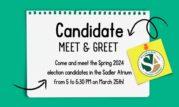 Student Assembly Elections - Candidate Meet & Greet