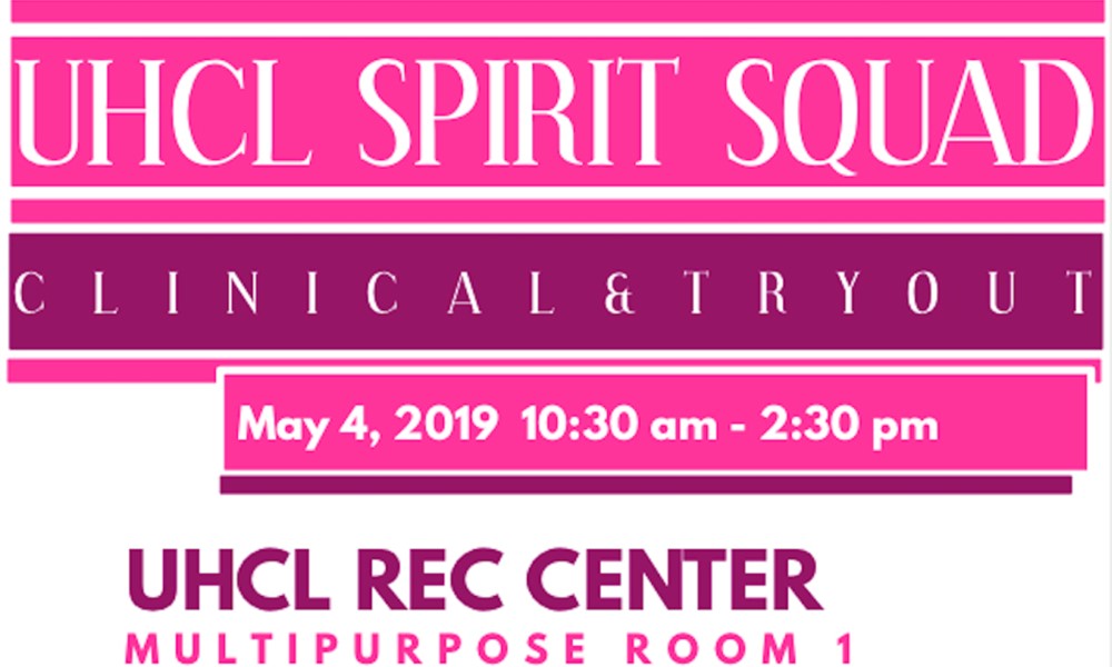 Uhcl Spirit Squad Clinical And Tryouts - University Of Houston-Clear Lake - Get Involved