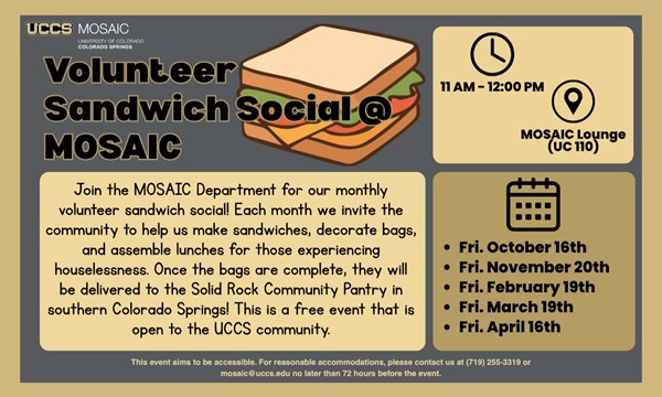 Volunteer Sandwich Social