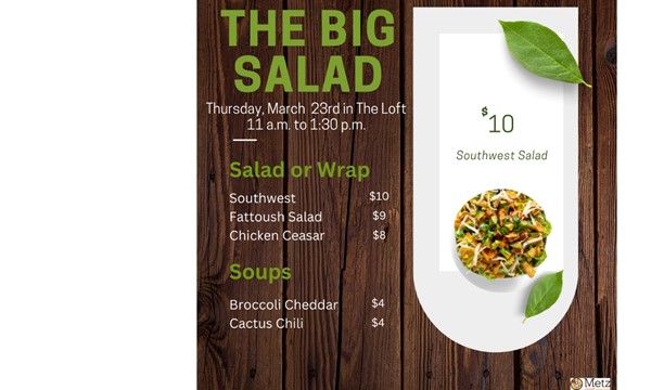 The Big Salad - Thu, Mar. 23
