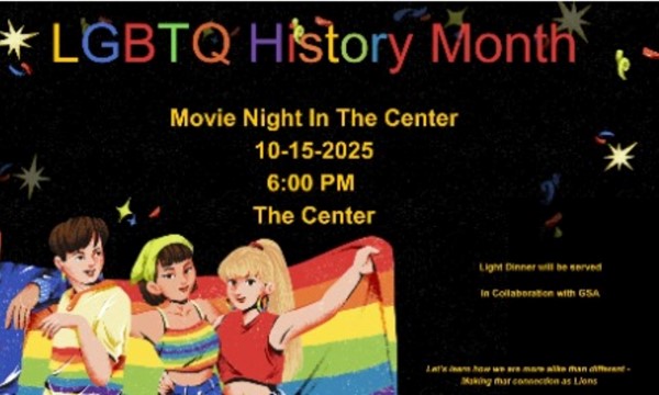 LGBTQ History Month - Movie Night in The Center