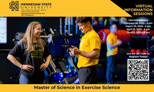 Master of Science in Exercise Science Virtual Info Sessions