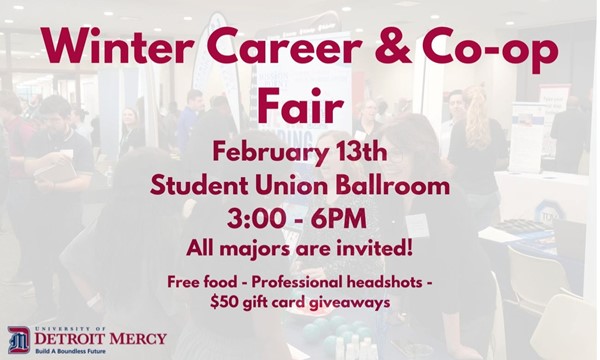 Winter Career & Co-op Fair - Thu, Feb. 13