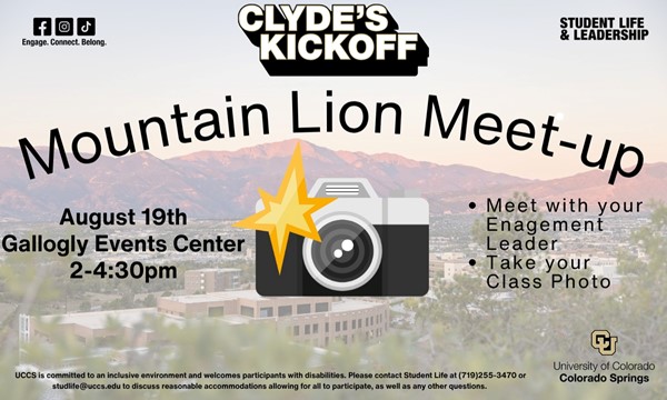 Clyde's Kickoff 2026: Mountain Lion Meet-up & Class Photo