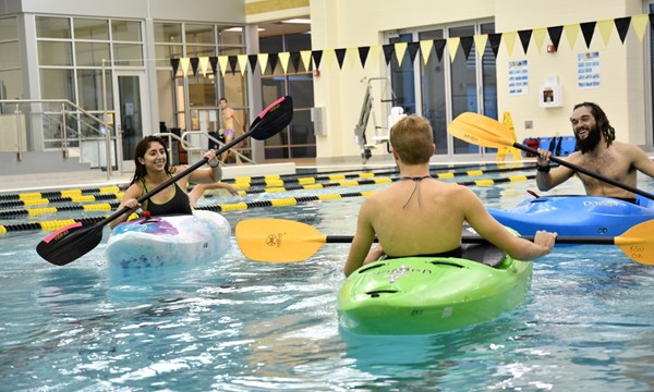 Kayak Clinic in the Pool