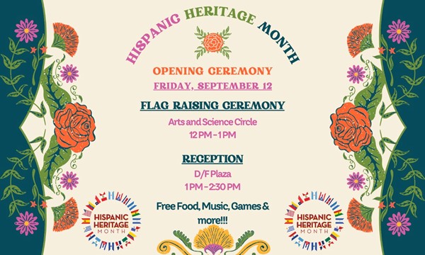 Hispanic Heritage Month Flag Raising Ceremony and Reception