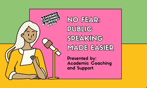 No Fear: Public Speaking Made Easier