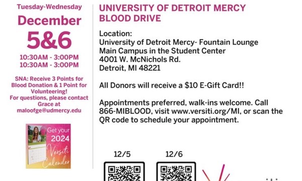 Versiti Blood Drive - Tue, Dec. 05