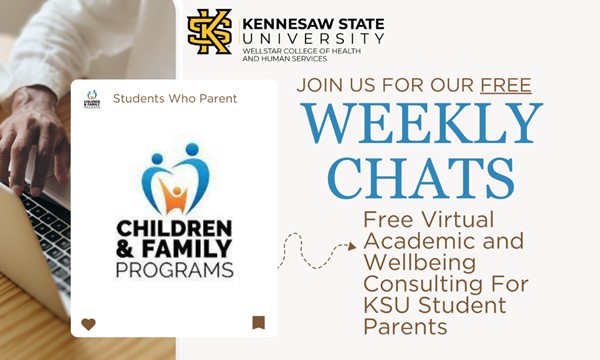 Free Virtual Academic and Wellbeing Consulting For KSU Student Parents