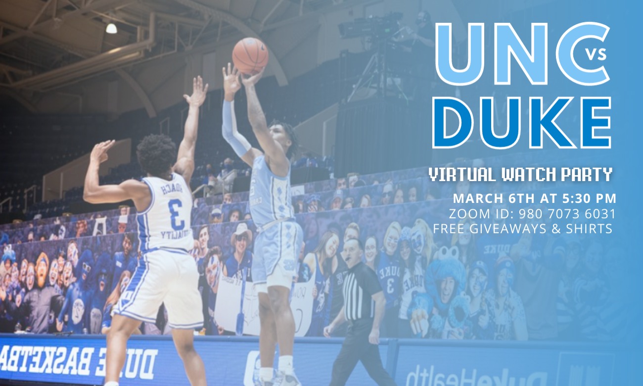 UNC vs Duke Virtual Watch Party