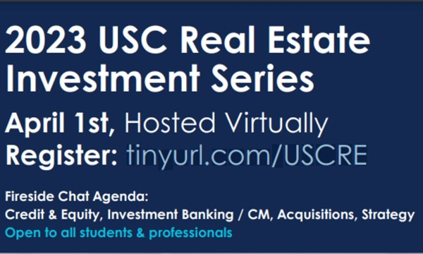 2023 USC Real Estate Investment Series (Cosponsored by VUREC) - Anchor Link