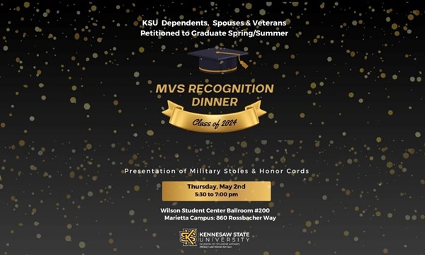 MVS Recognition Dinner for Dependents, Spouses and Veterans  (Honor Cord/Stole Presentation)