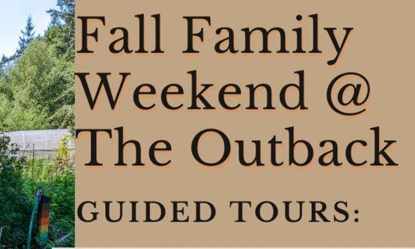 Fall Family Weekend Outback Farm Tours