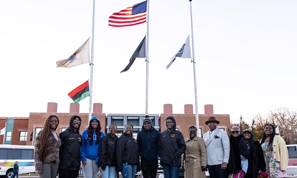 Black History Month Flag Raising