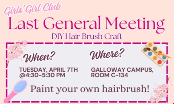 Last General Meeting - Paint your own hairbrush