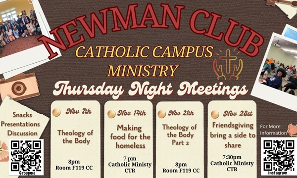 Newman Thursday Night Meeting