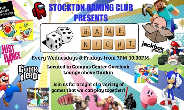 Gaming Club Game Nights!!